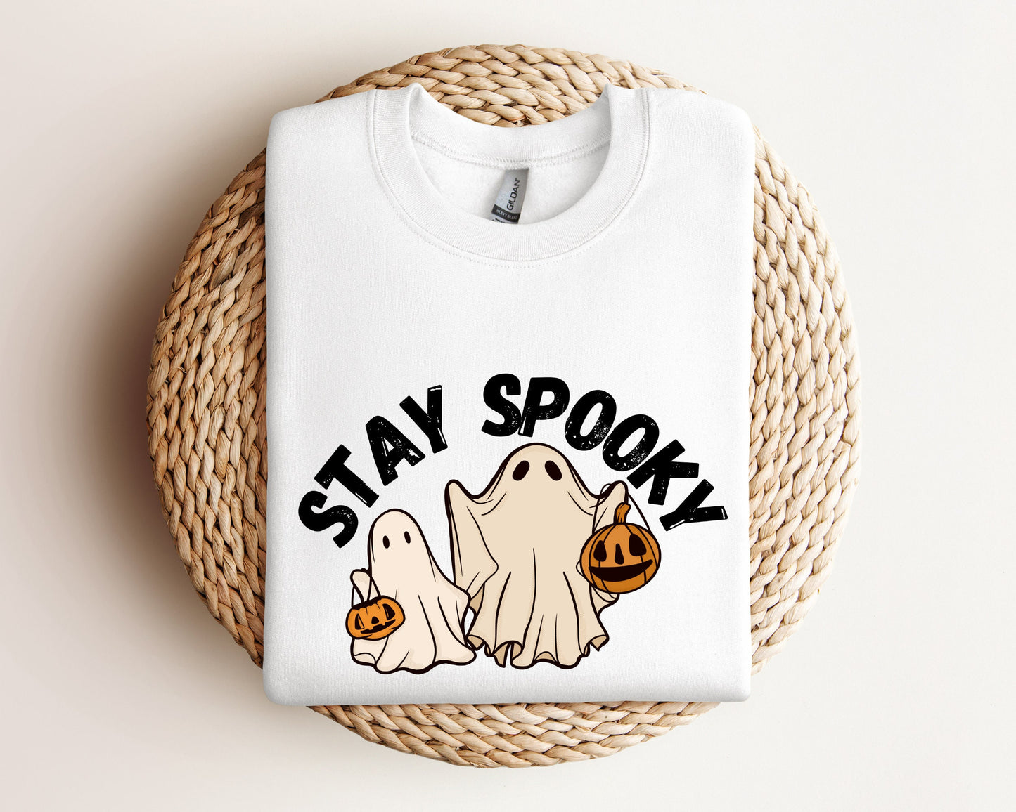 Stay Spooky Sweatshirt, Halloween Sweater, Womens Halloween Sweatshirt, Spooky Season Hoodie, Ghost Halloween Hoodie, Halloween Gift Sweater