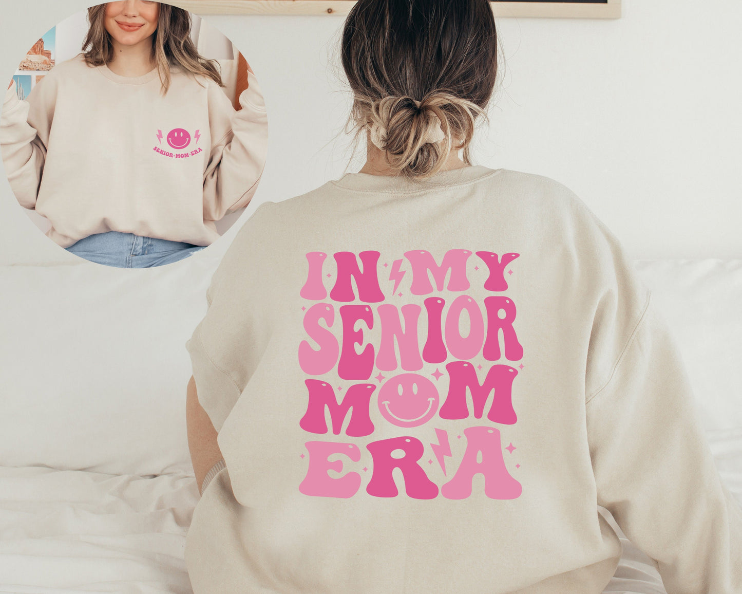 In My Senior Mom Era Sweatshirt, In My Senior Era Hoodie, Senior Mom Hoodie, Class Of 2024 Senior Gift, Graduation Hoodie,High School Senior