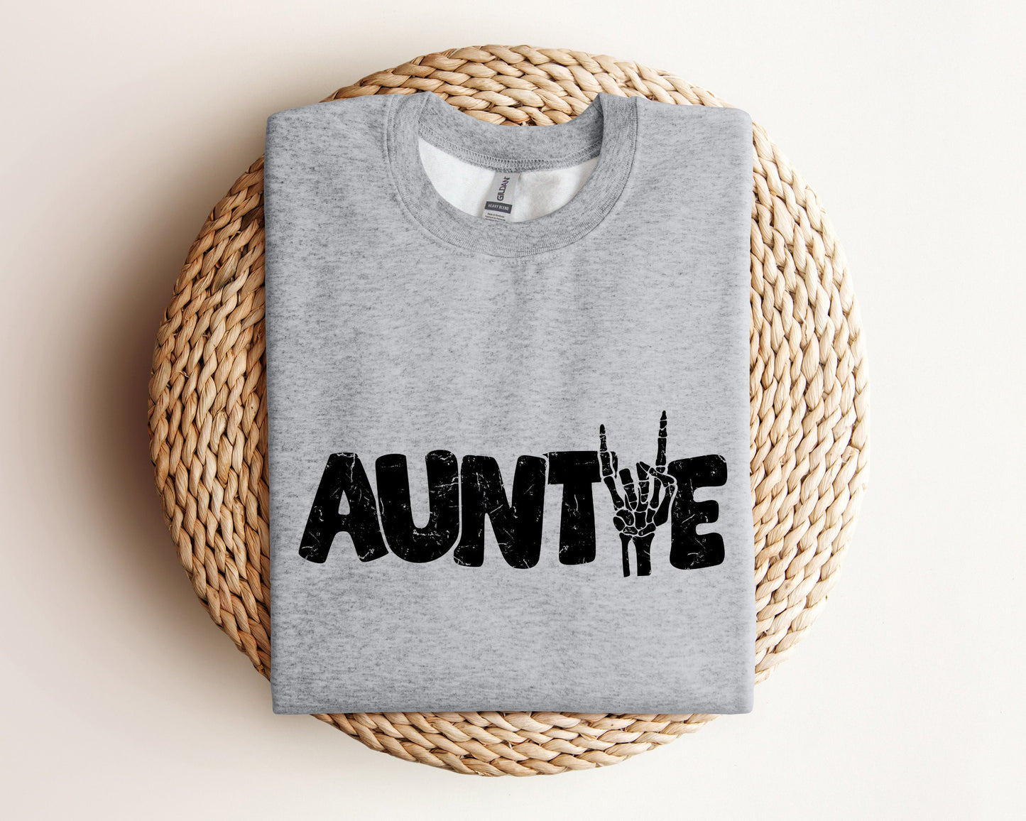Auntie Sweatshirt, Auntie Skeleton Hand Hoodie, Cool Aunt Gift, Gift for New Aunt, Aunt Announcement Hoodie, Cool Auntie Sweatshirt