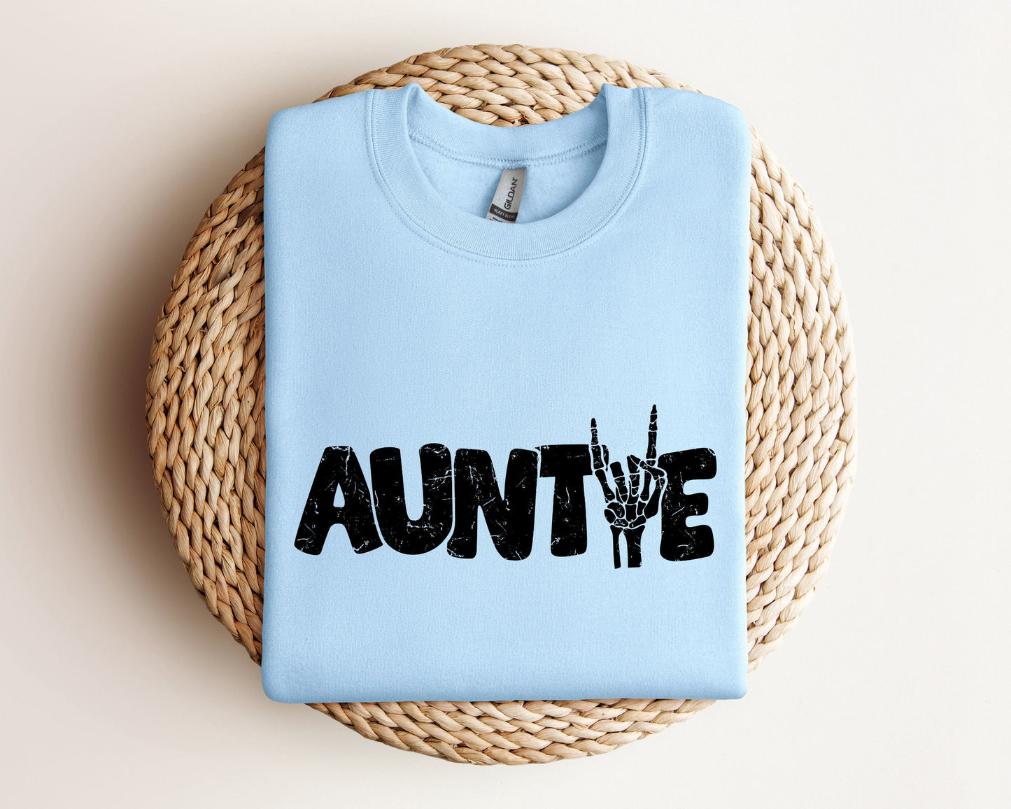 Auntie Sweatshirt, Auntie Skeleton Hand Hoodie, Cool Aunt Gift, Gift for New Aunt, Aunt Announcement Hoodie, Cool Auntie Sweatshirt