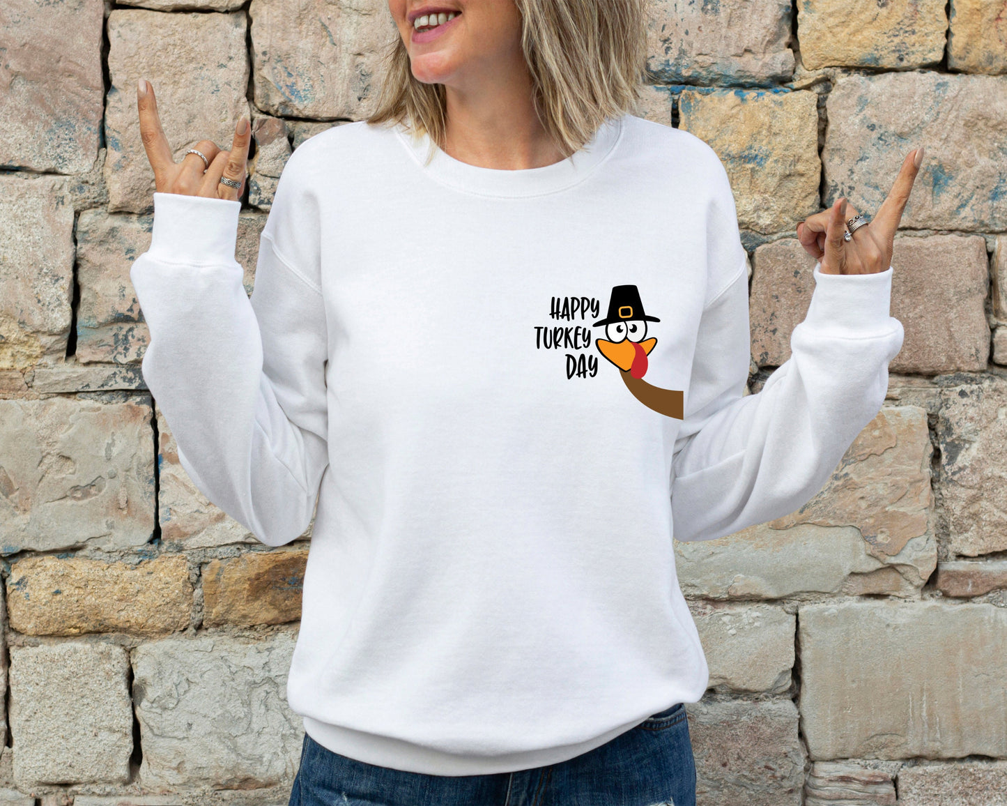 Gobble Gobble Thanksgiving Sweatshirt, Thanksgiving Hoodie, Turkey Thanksgiving Hoodie, Thanksgiving 2023 Sweater, Thanksgiving Crewneck