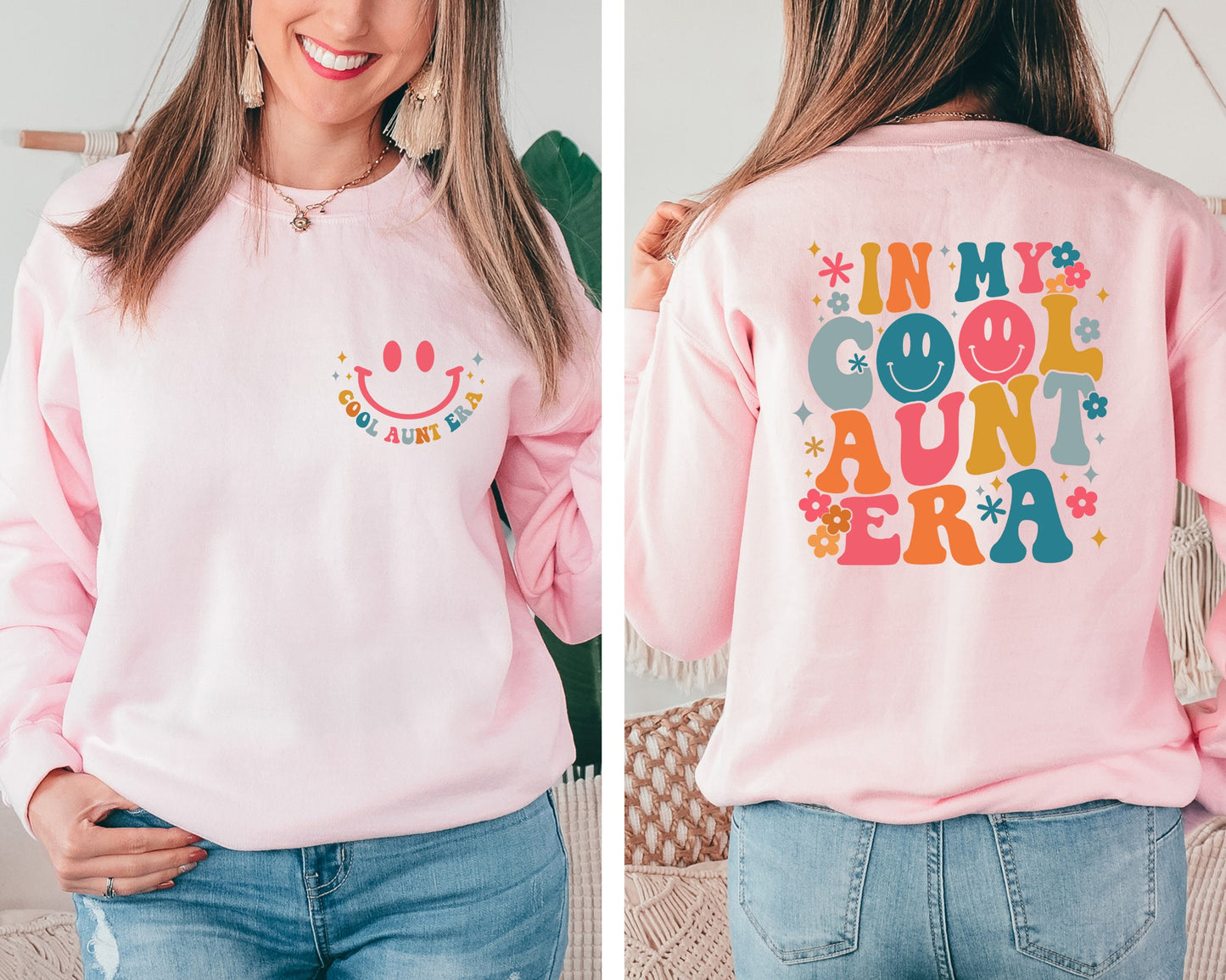 In My Cool Aunt Era Sweatshirt, Aunt Hoodie, In My Aunt Sweater, Retro Aunt Sweatshirt, Gift For Aunt Sweatshirt, Funny Aunt Sweater, Auntie