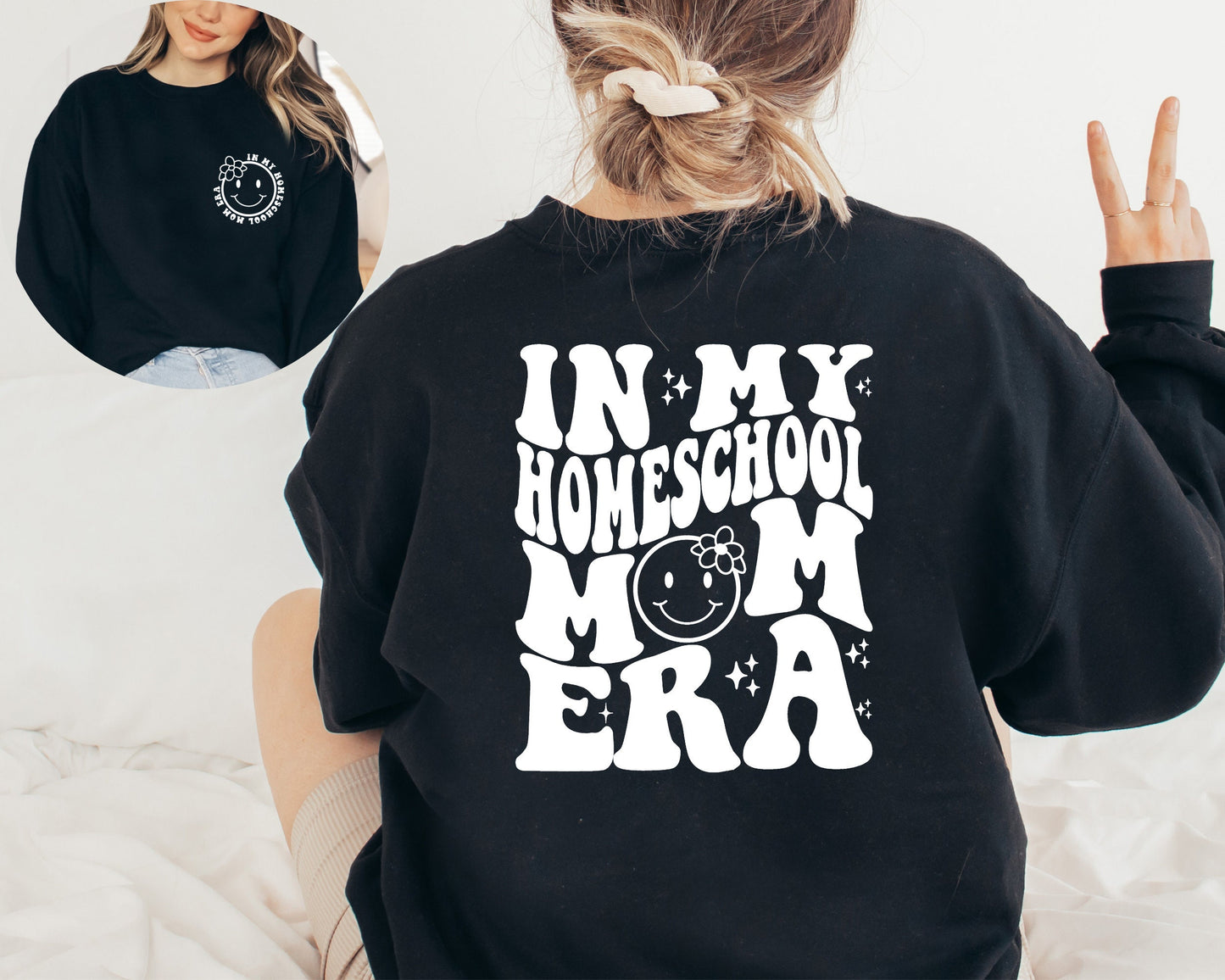 In My Homeschool Mama Era Sweatshirt, Homeschool Mom Sweater, Homeschooling Mama Hoodie, Christian Teacher Hoodie, Homeschooler Mom Sweater