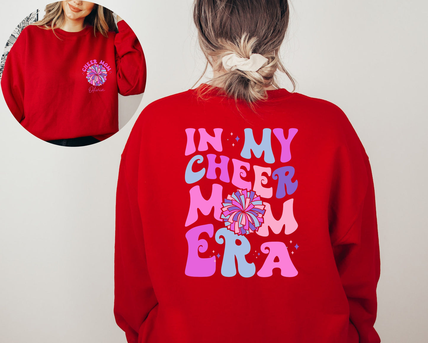 In my Cheer Mom Era Sweatshirt, Cheer Mom Era Sweatshirt, Cheer Mom Sweater, Cheer Mom Gift, Cheerleader Mom Hoodie, Cheer Mama Sweatshirt