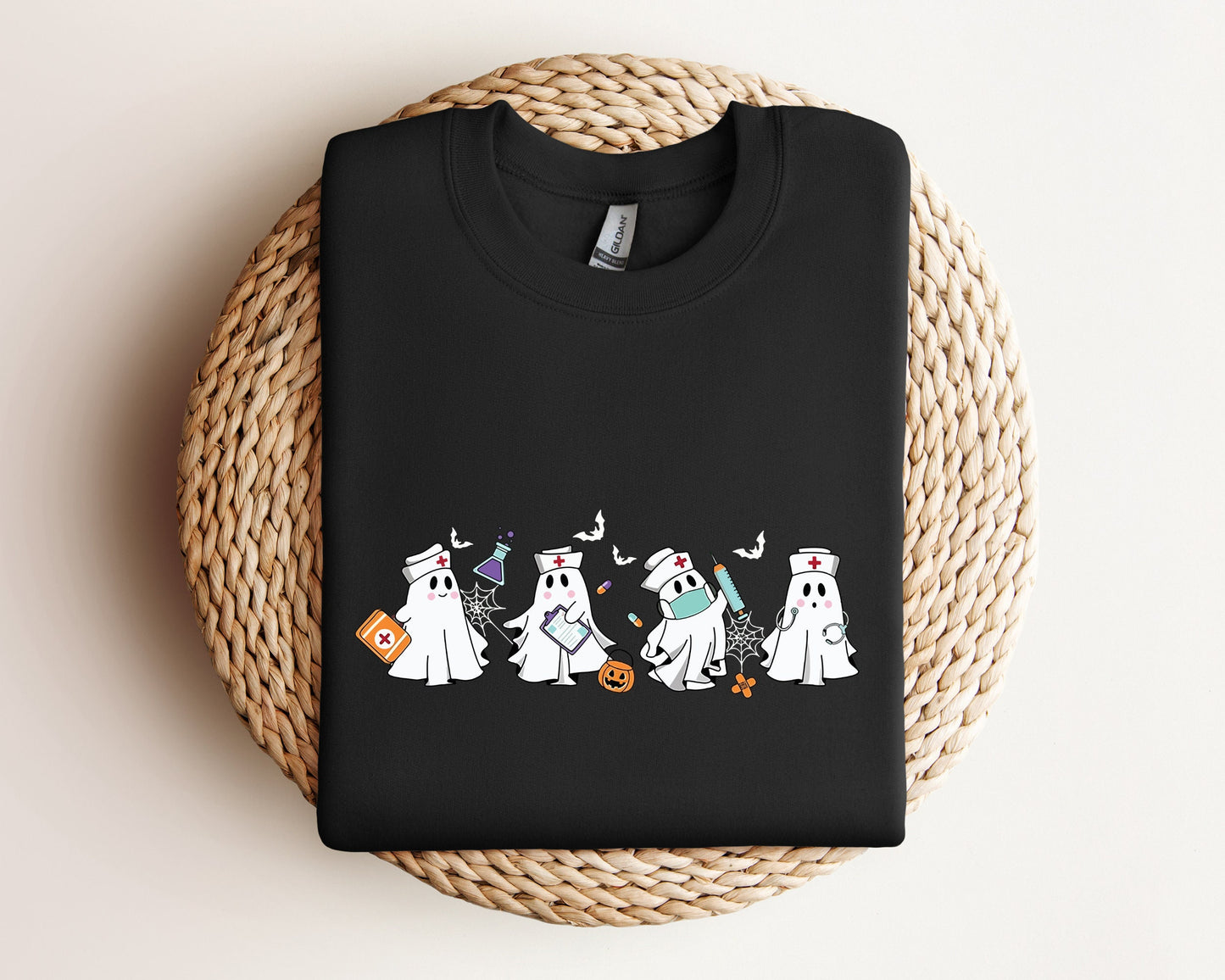 Nurse Halloween Sweatshirt, Nurse Sweater, Halloween Nursing Sweatshirt, Nursing Student Hoodie, Nurse Crewneck Sweater, Er Nurse Hoodie