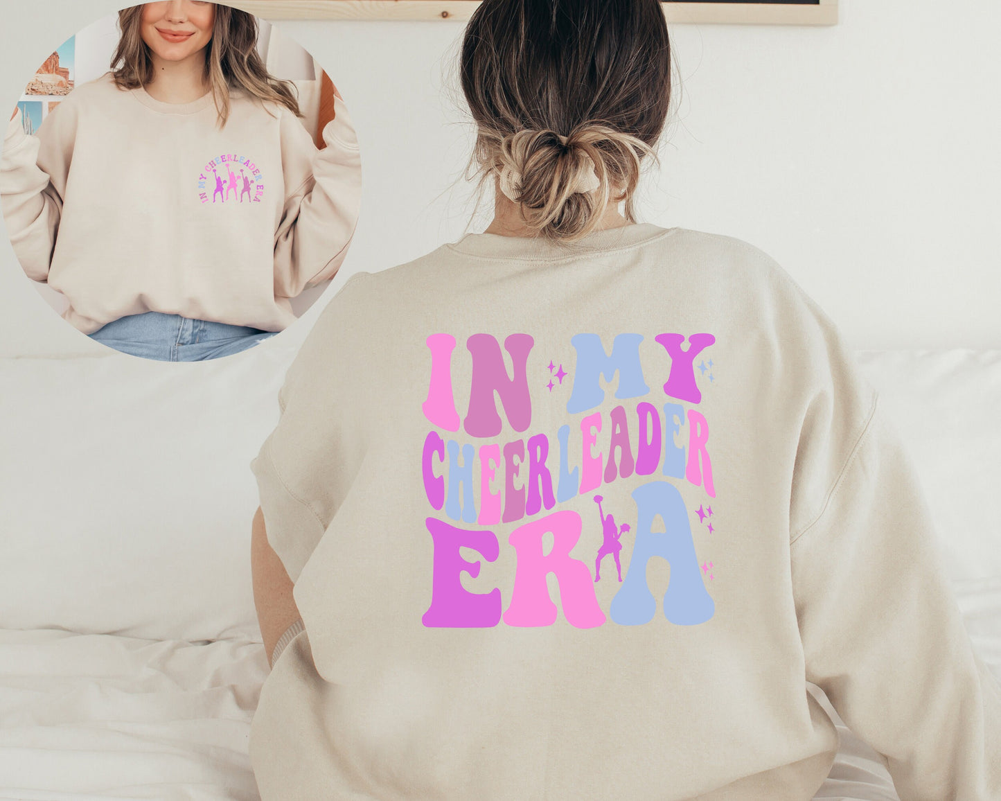 In my Cheer Mom Era Sweatshirt, Cheer Mom Era Sweatshirt, Cheer Mom Sweater, Cheer Mom Gift, Cheerleader Mom Hoodie, Cheer Mama Sweatshirt