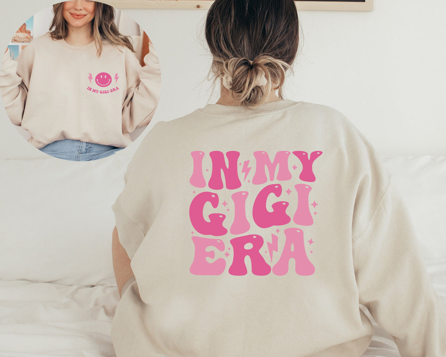 In My Gigi Era Sweatshirt, Gigi Sweatshirt, Gigi Birthday Gift, Gift For Gigi, Gigi Era Sweatshirt, Gigi Crewneck Sweatshirt, Gigi Sweater