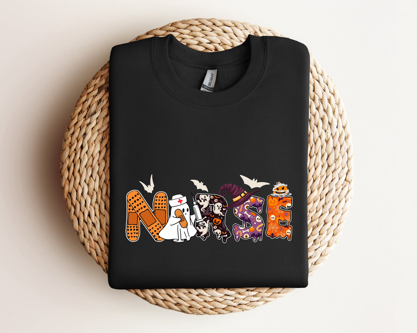 Halloween Nurse Sweatshirt, Halloween Nursing Sweater, Nurse Fall Hoodie, Nurse Halloween, Halloween Nurse Hoodie, Halloween Crewneck