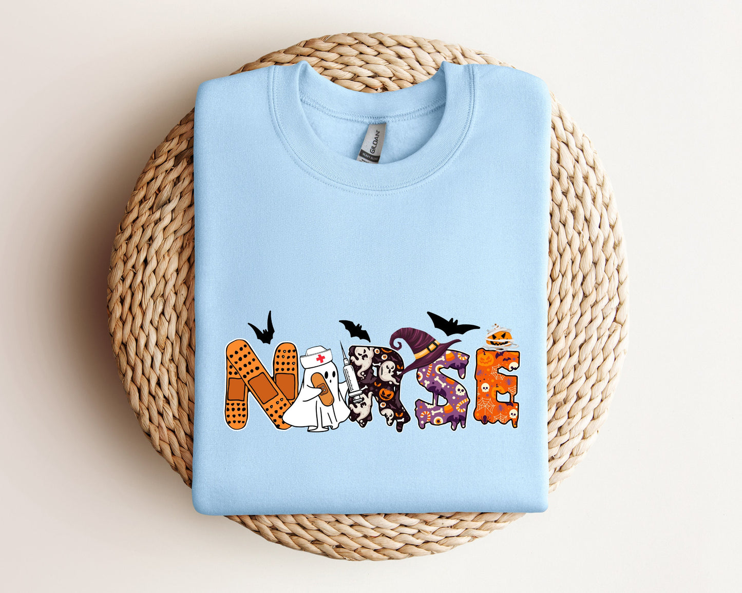 Halloween Nurse Sweatshirt, Halloween Nursing Sweater, Nurse Fall Hoodie, Nurse Halloween, Halloween Nurse Hoodie, Halloween Crewneck