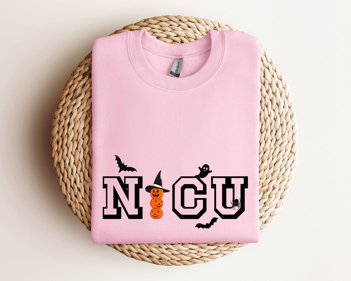 NICU Nurse Halloween Sweatshirt, Neonatal Intensive Care Unit Nurse Hoodie, Halloween Hospital Party Hoodie, Spooky Fall Nurse Crewneck