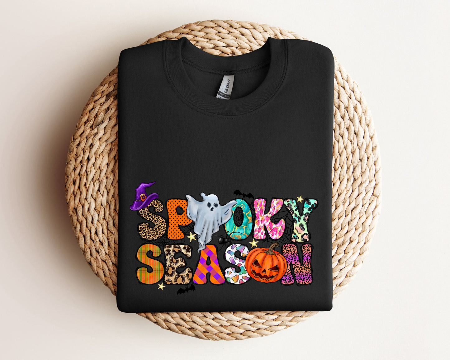 Spooky Season Ghost Sweatshirt, Ghost Sweatshirt, Halloween Favorite Hoodie, Cute Ghost Sweatshirt, Halloween Gift, Spooky Season Sweater