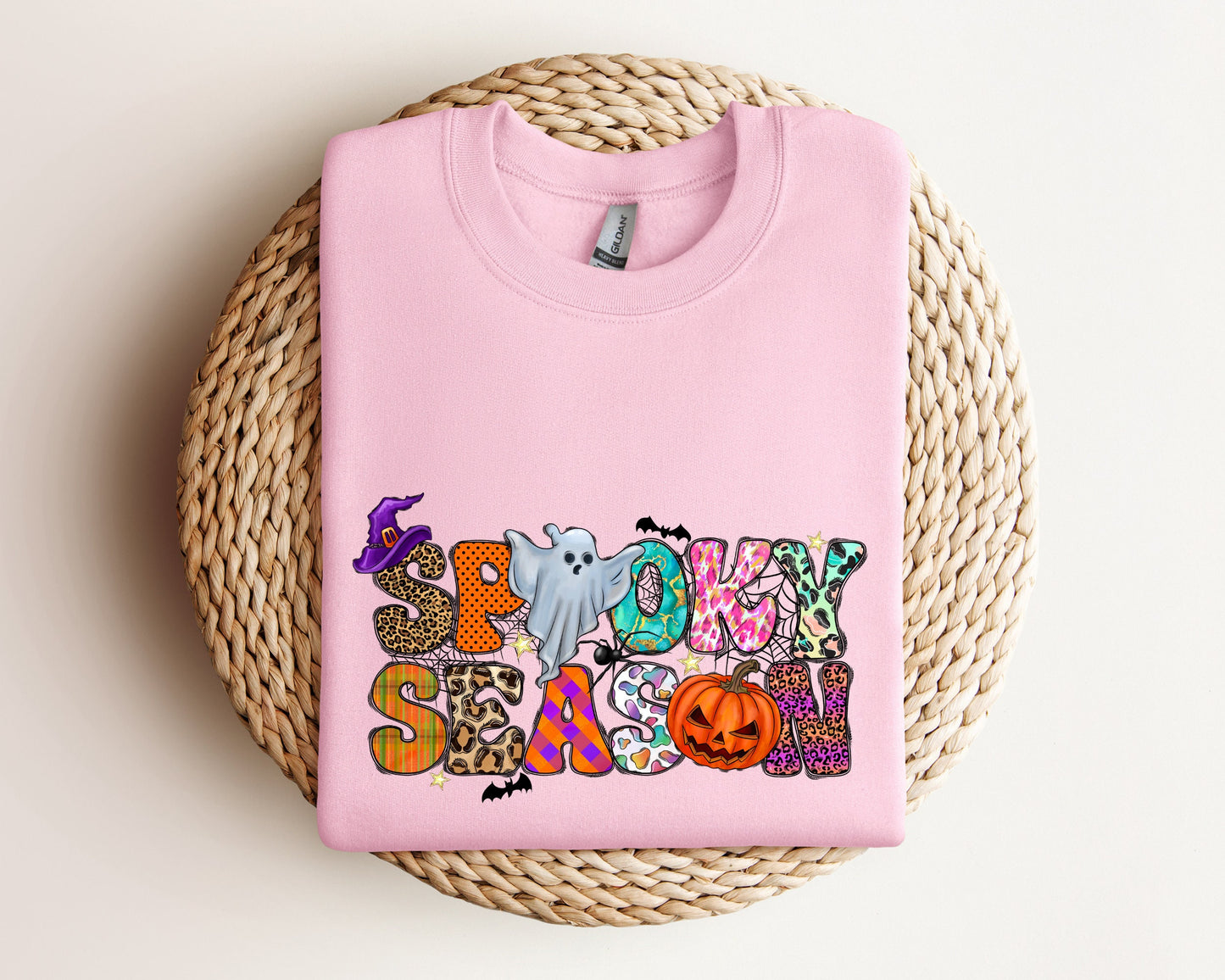 Spooky Season Ghost Sweatshirt, Ghost Sweatshirt, Halloween Favorite Hoodie, Cute Ghost Sweatshirt, Halloween Gift, Spooky Season Sweater