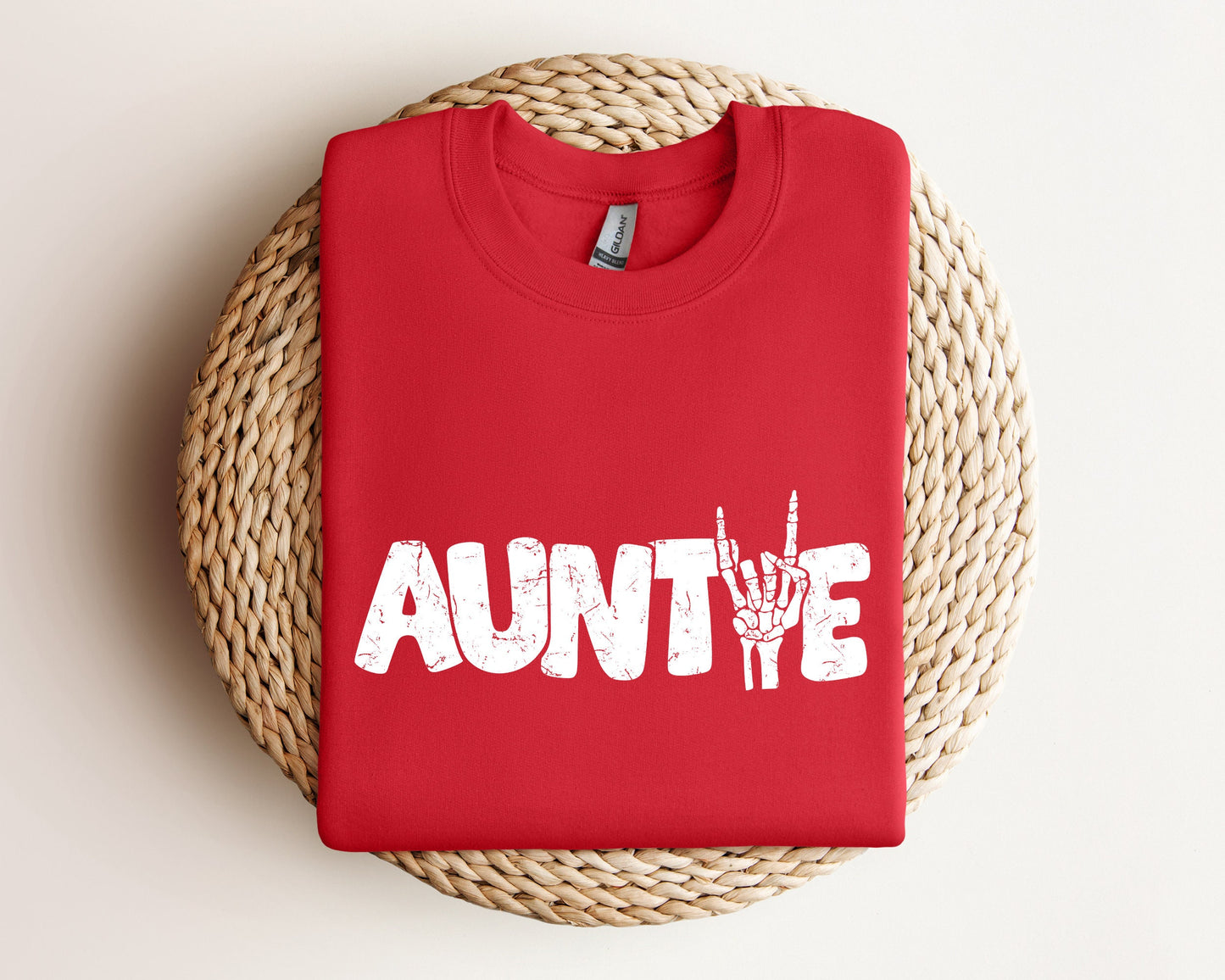 Auntie Sweatshirt, Auntie Skeleton Hand Hoodie, Cool Aunt Gift, Gift for New Aunt, Aunt Announcement Hoodie, Cool Auntie Sweatshirt