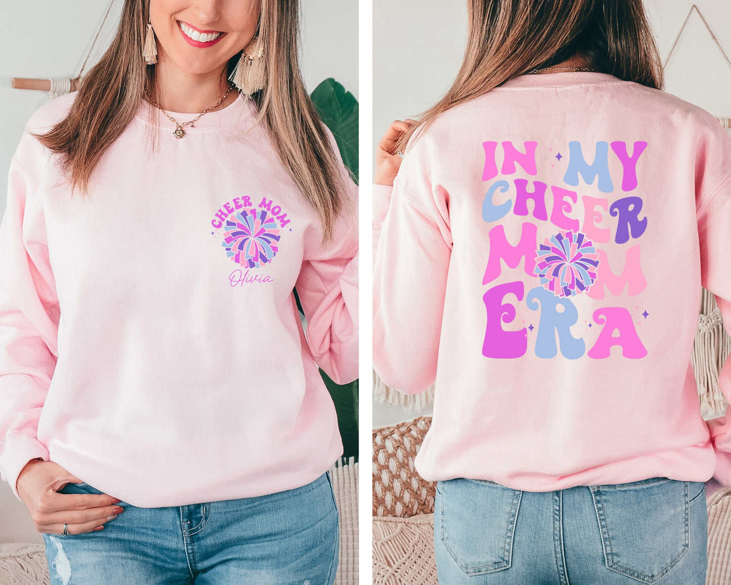 In my Cheer Mom Era Sweatshirt, Cheer Mom Era Sweatshirt, Cheer Mom Sweater, Cheer Mom Gift, Cheerleader Mom Hoodie, Cheer Mama Sweatshirt