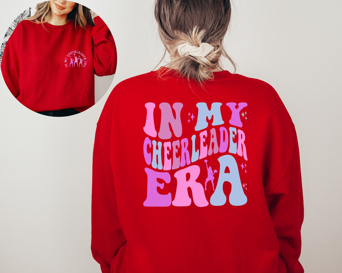 In my Cheer Mom Era Sweatshirt, Cheer Mom Era Sweatshirt, Cheer Mom Sweater, Cheer Mom Gift, Cheerleader Mom Hoodie, Cheer Mama Sweatshirt