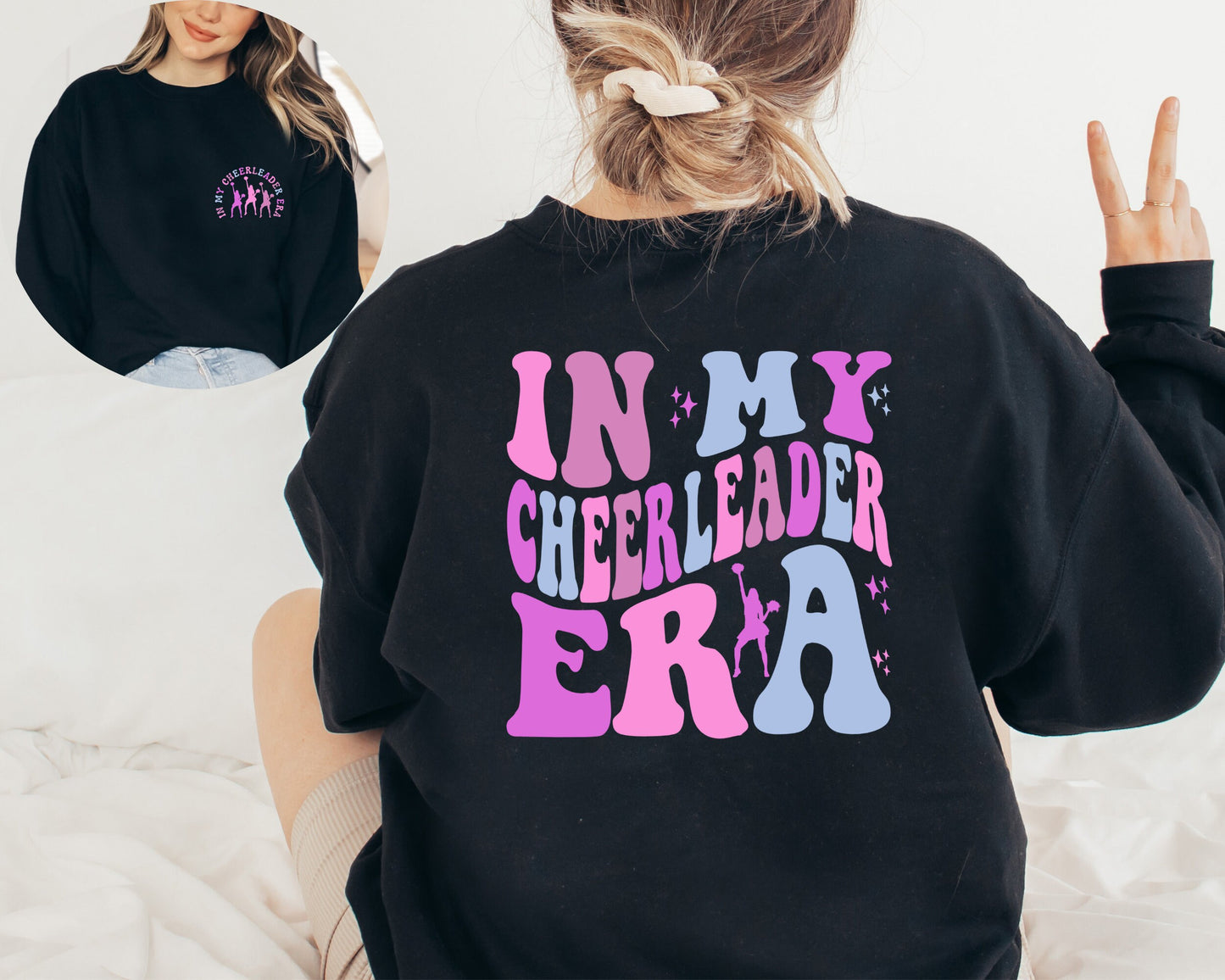 In my Cheer Mom Era Sweatshirt, Cheer Mom Era Sweatshirt, Cheer Mom Sweater, Cheer Mom Gift, Cheerleader Mom Hoodie, Cheer Mama Sweatshirt