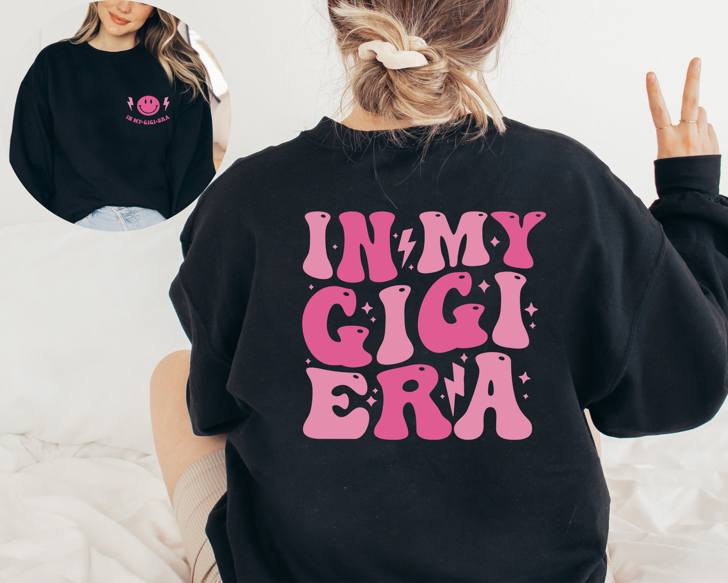 In My Gigi Era Sweatshirt, Gigi Sweatshirt, Gigi Birthday Gift, Gift For Gigi, Gigi Era Sweatshirt, Gigi Crewneck Sweatshirt, Gigi Sweater