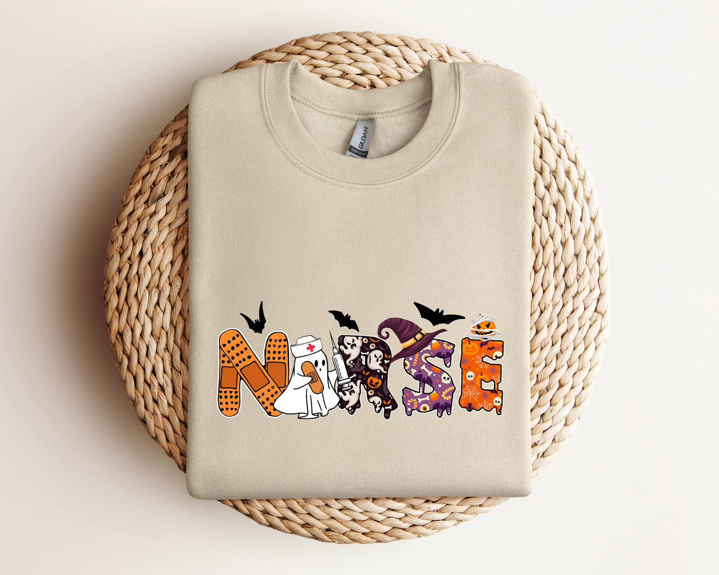 Halloween Nurse Sweatshirt, Halloween Nursing Sweater, Nurse Fall Hoodie, Nurse Halloween, Halloween Nurse Hoodie, Halloween Crewneck