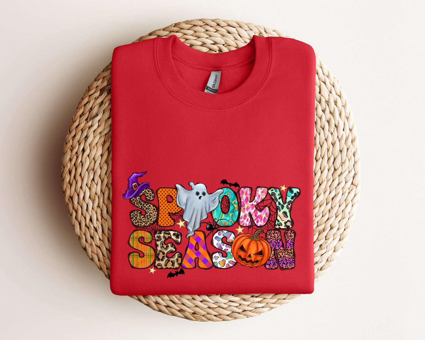 Spooky Season Ghost Sweatshirt, Ghost Sweatshirt, Halloween Favorite Hoodie, Cute Ghost Sweatshirt, Halloween Gift, Spooky Season Sweater
