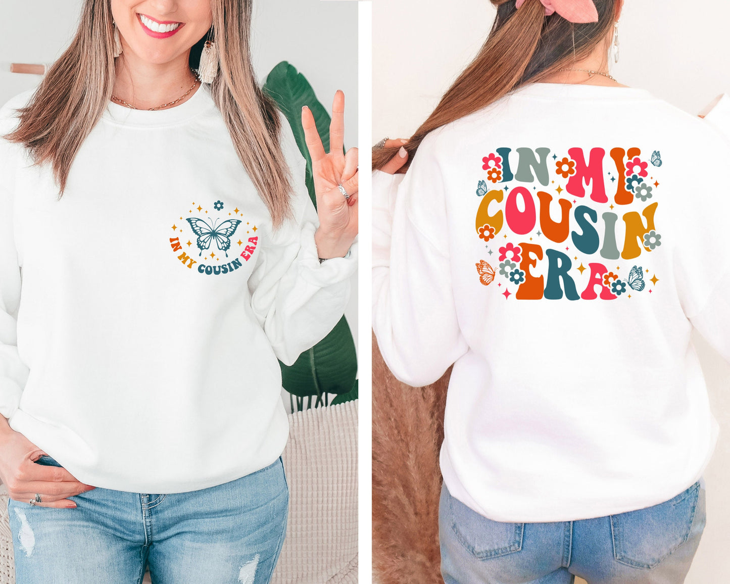 In My Cousin Era Sweatshirt, Cousin Era Hoodie, Gift for Cousin Sweater, Cousin Crew Sweater, Cousin Hoodie, In My Cousin Era Crewneck