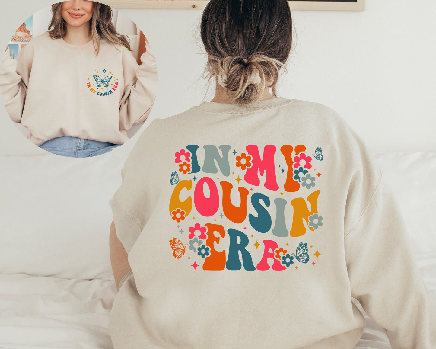 In My Cousin Era Sweatshirt, Cousin Era Hoodie, Gift for Cousin Sweater, Cousin Crew Sweater, Cousin Hoodie, In My Cousin Era Crewneck