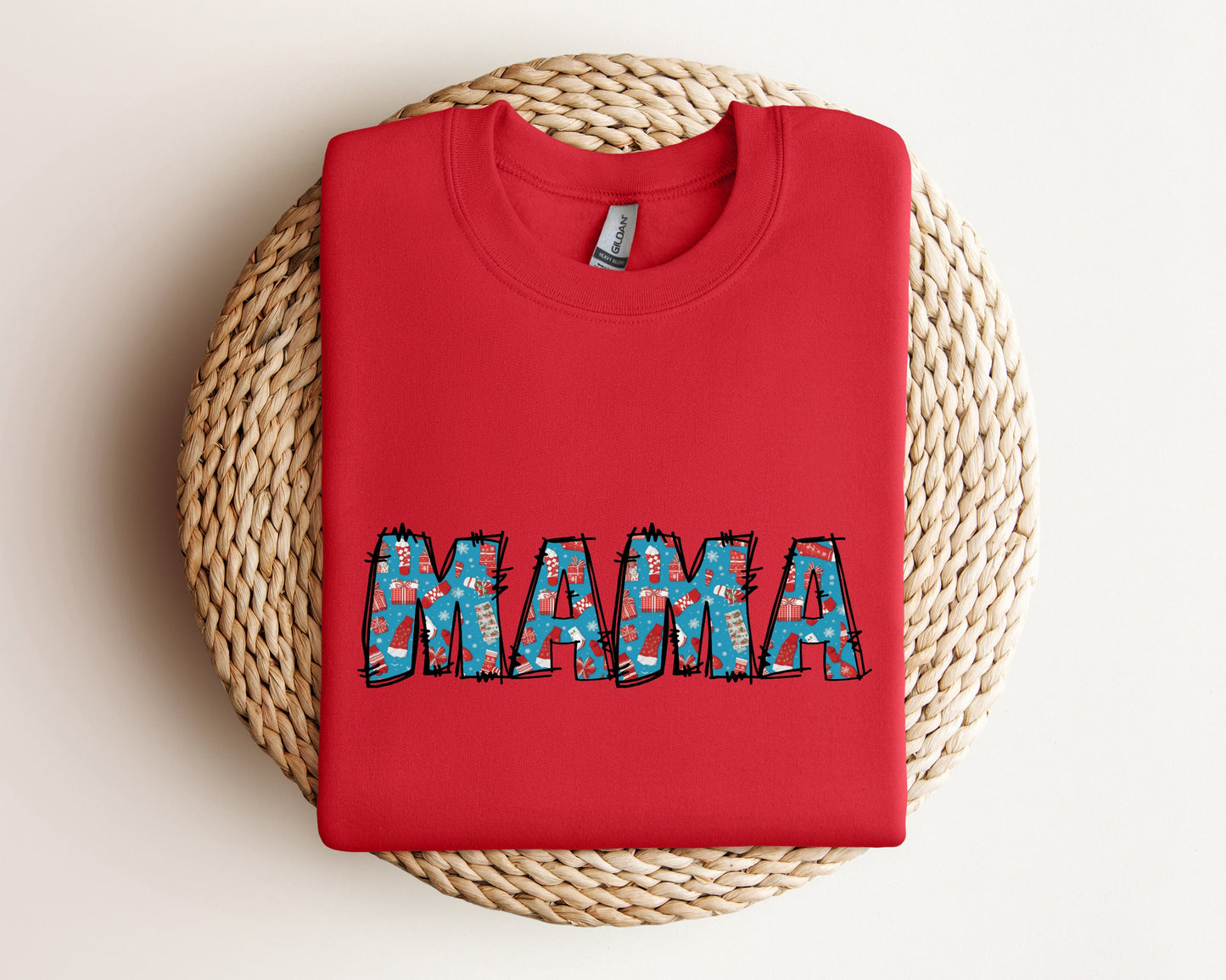 Mama Christmas Sweatshirt, Christmas Mama Gift, Holiday Sweatshirt, Christmas Mama Sweatshirt, Mama Christmas Hoodie, Xmas Christmas Sweater