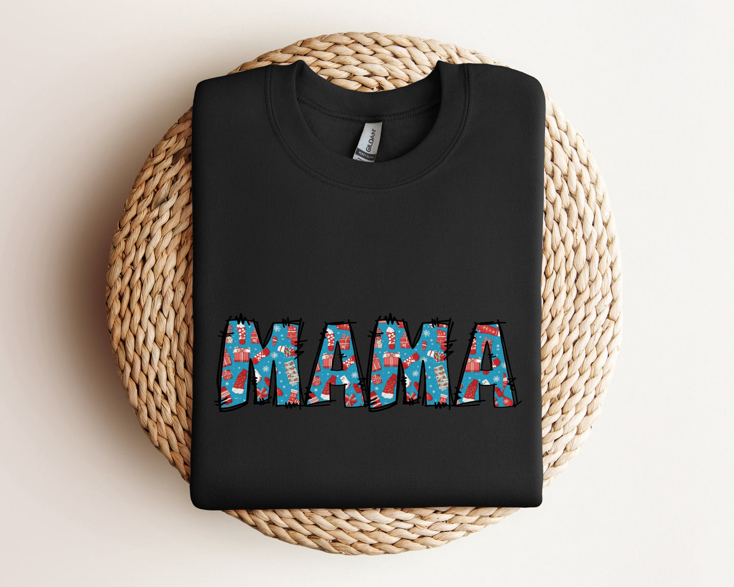 Mama Christmas Sweatshirt, Christmas Mama Gift, Holiday Sweatshirt, Christmas Mama Sweatshirt, Mama Christmas Hoodie, Xmas Christmas Sweater