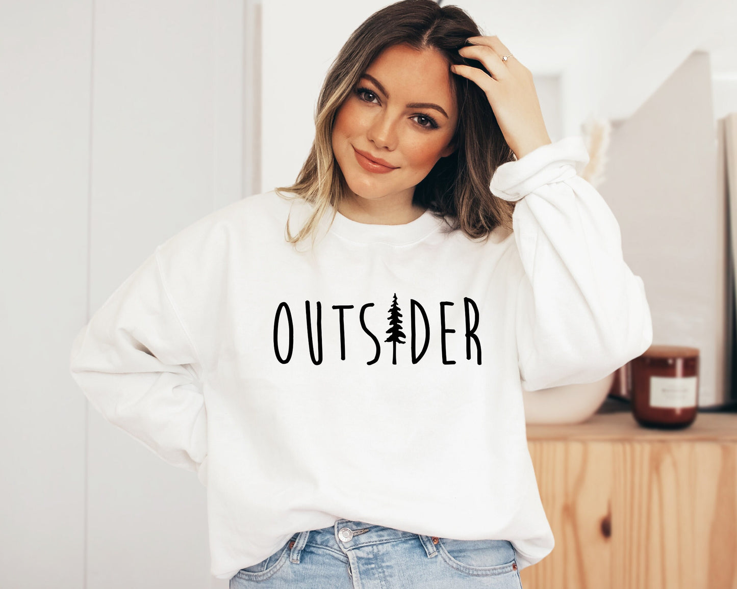 Outsider Sweatshirt, Outsider Life, Mountain Sweatshirt, Nature Hoodie, Outdoor Enthusiast Sweatshirt, Hiking Shirt, Trendy Outsider Hoodie