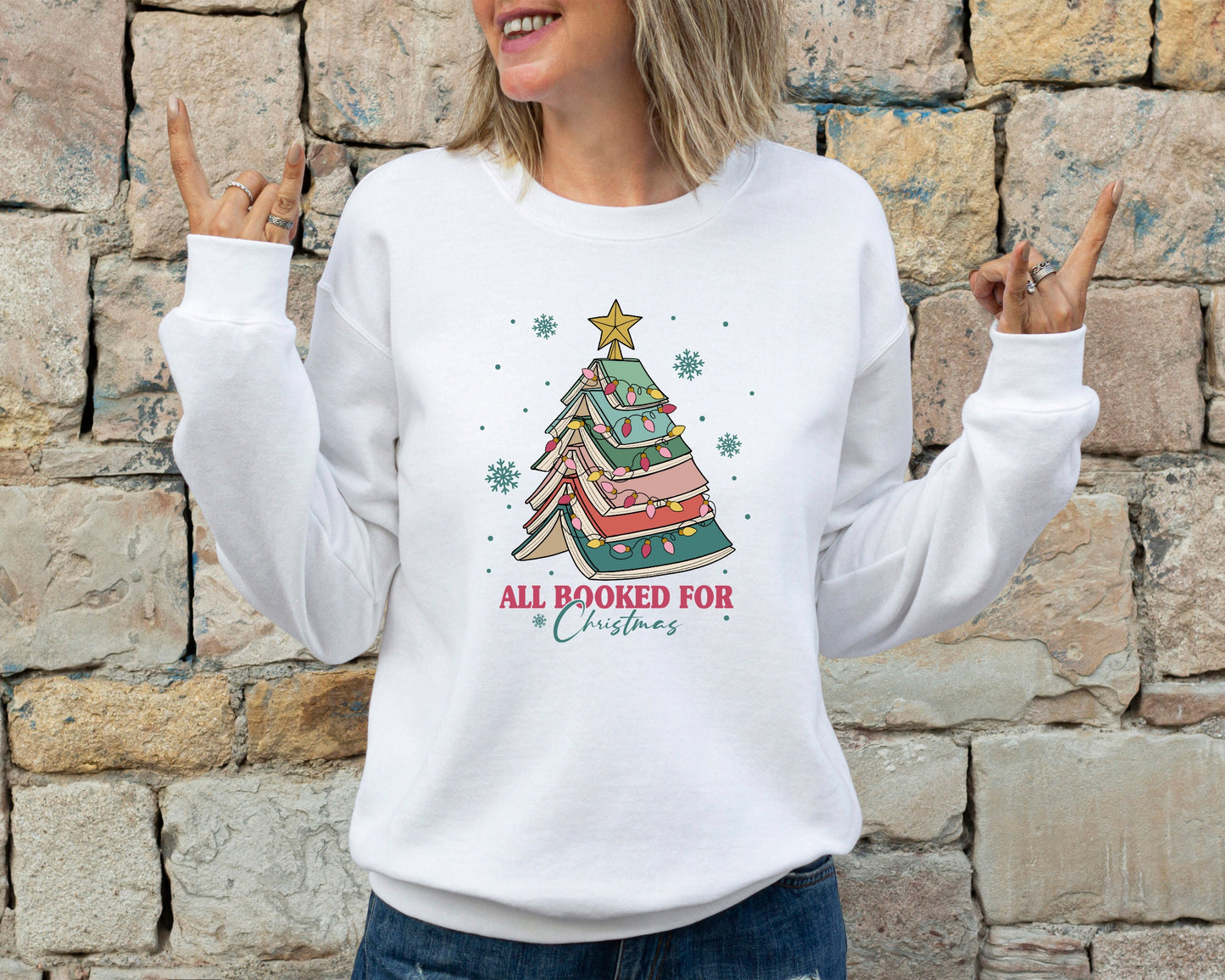 Christmas Book Tree Sweatshirt, Christmas Gift for Teacher, School Christmas Hoodie, Book Lover Christmas, Book Lovers Christmas Gift Hoodie