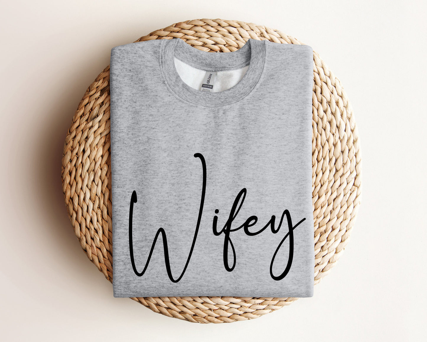 Cute Wifey Sweatshirt, Engagement Gift Hoodie, Bridal Shower Gift, Gift for Bride, Personalized Bridal Gift, New Wife Sweatshirt