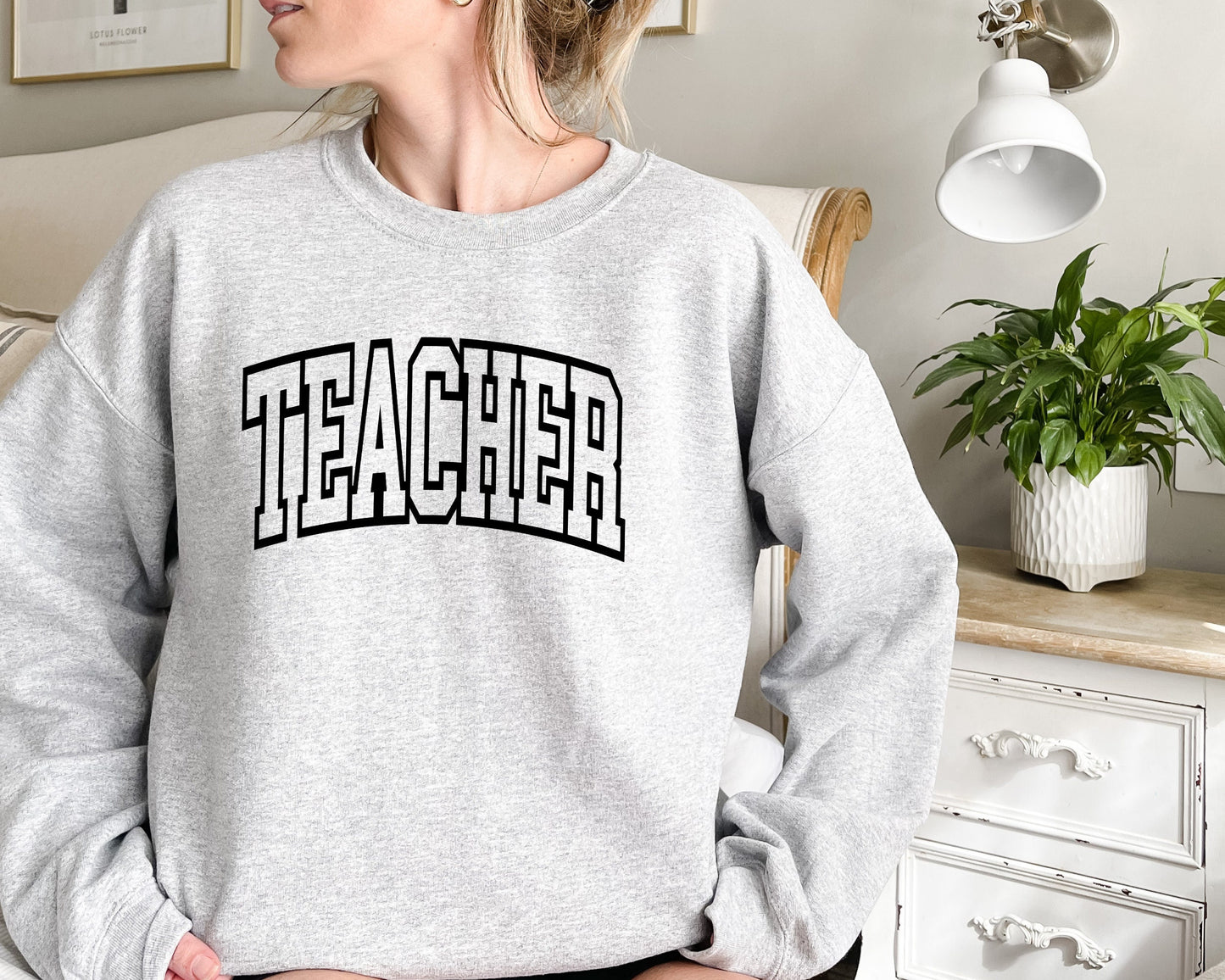 Teacher Sweatshirt, Teacher Appreciation Gift Hoodie, Back To School, New Teacher Gift, Elementary School Teacher, Team Teacher Crewneck