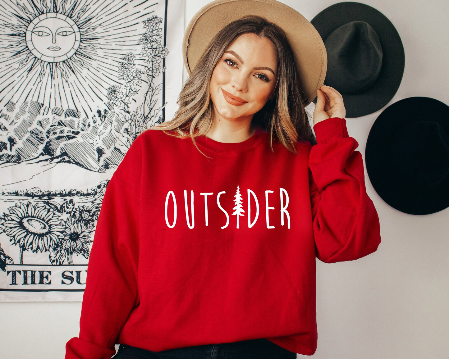 Outsider Sweatshirt, Outsider Life, Mountain Sweatshirt, Nature Hoodie, Outdoor Enthusiast Sweatshirt, Hiking Shirt, Trendy Outsider Hoodie