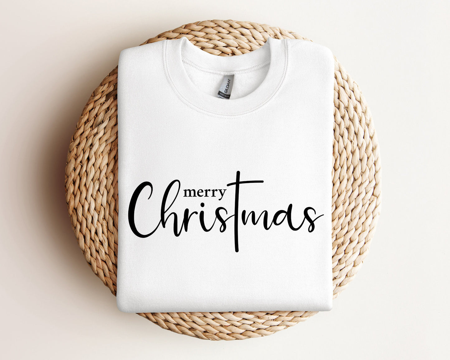 Merry Christmas Sweatshirt, Christmas Cross Hoodie, Winter Sweater, Christmas 2023 Sweater, Family Christmas T-Shirt, Christmas Gift Hoodie