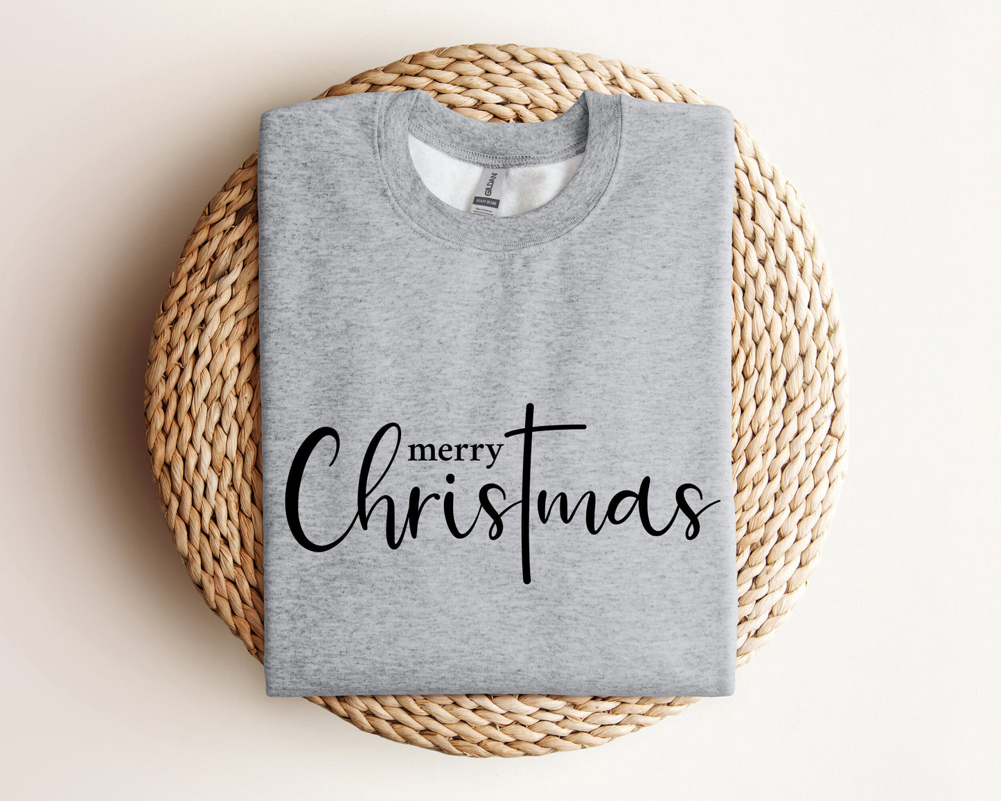 Merry Christmas Sweatshirt, Christmas Cross Hoodie, Winter Sweater, Christmas 2023 Sweater, Family Christmas T-Shirt, Christmas Gift Hoodie