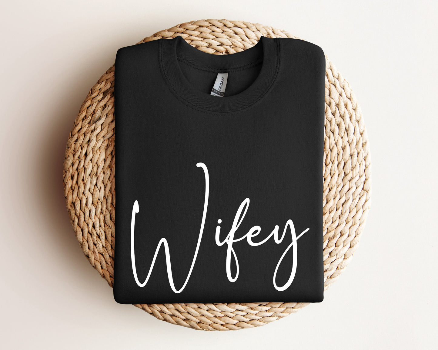Cute Wifey Sweatshirt, Engagement Gift Hoodie, Bridal Shower Gift, Gift for Bride, Personalized Bridal Gift, New Wife Sweatshirt