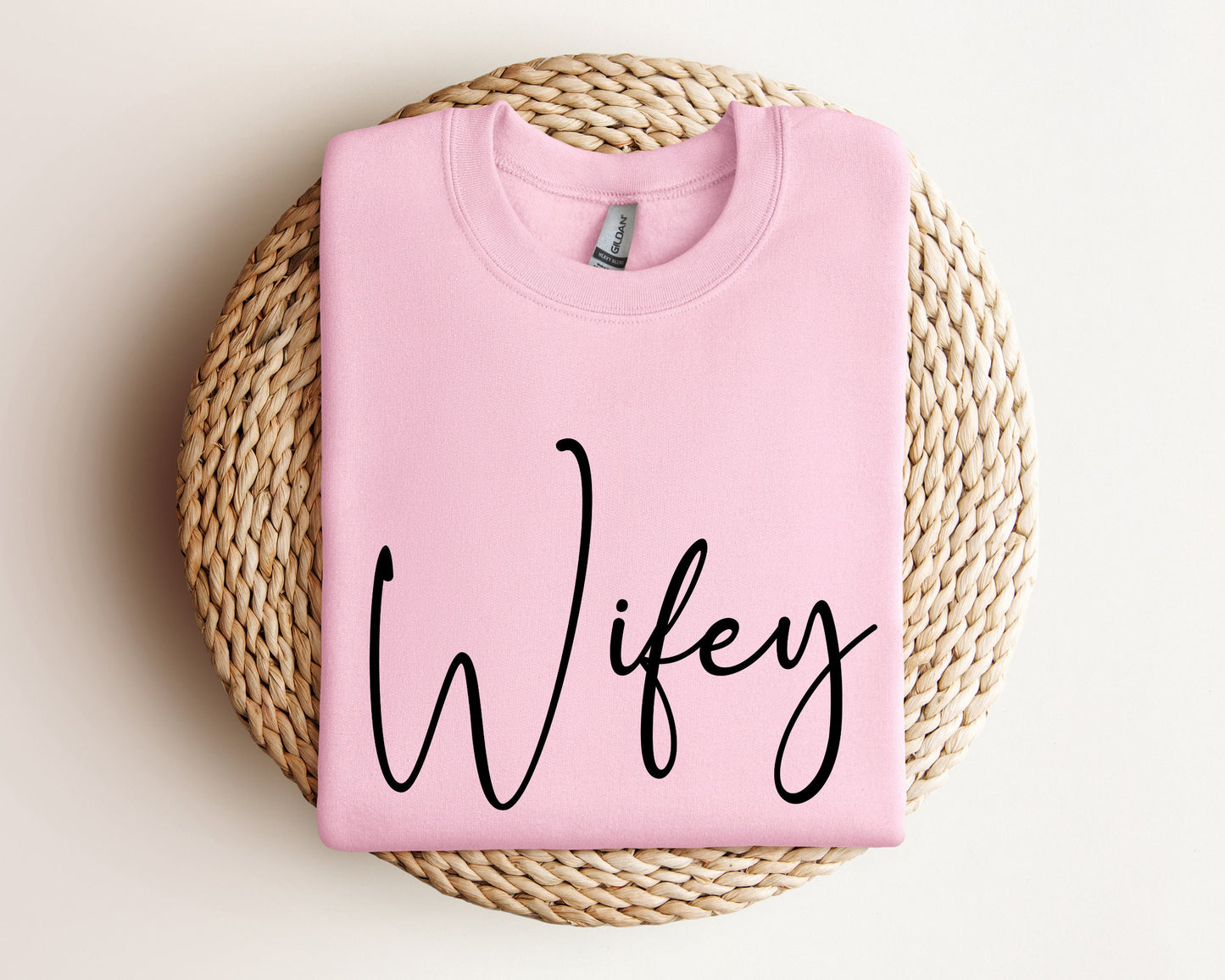 Cute Wifey Sweatshirt, Engagement Gift Hoodie, Bridal Shower Gift, Gift for Bride, Personalized Bridal Gift, New Wife Sweatshirt
