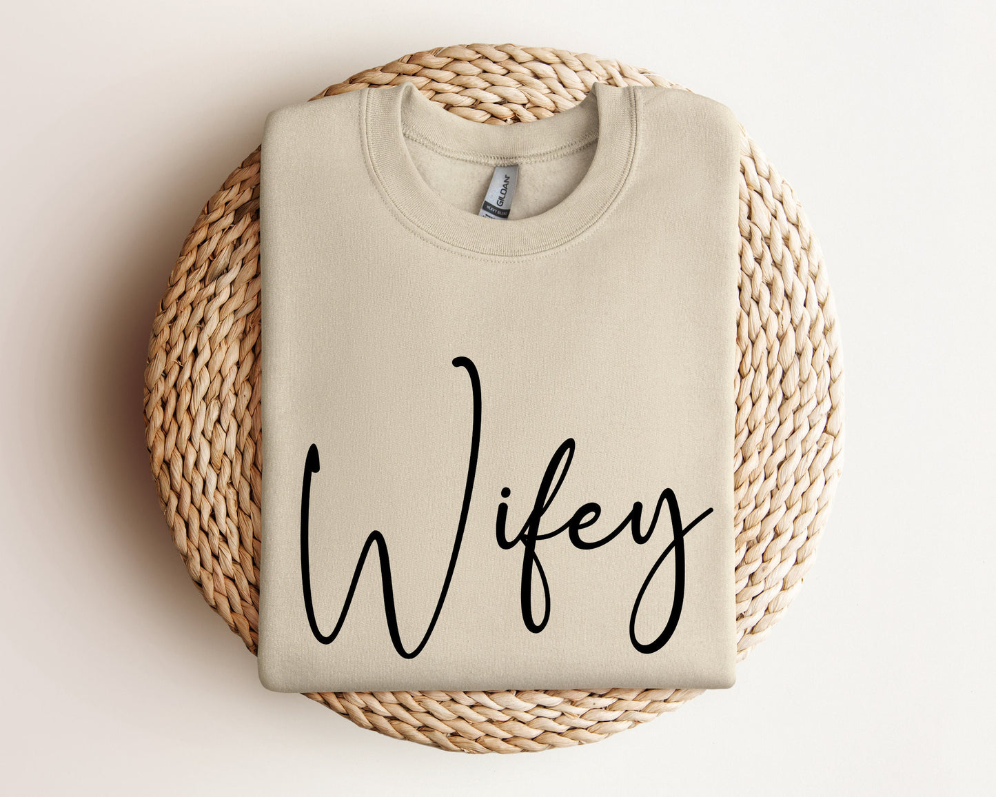 Cute Wifey Sweatshirt, Engagement Gift Hoodie, Bridal Shower Gift, Gift for Bride, Personalized Bridal Gift, New Wife Sweatshirt