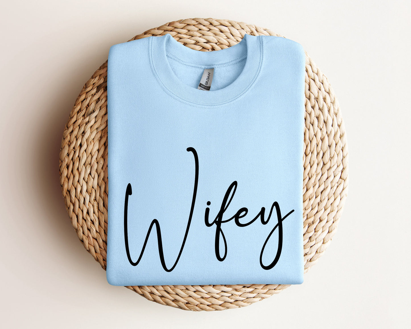 Cute Wifey Sweatshirt, Engagement Gift Hoodie, Bridal Shower Gift, Gift for Bride, Personalized Bridal Gift, New Wife Sweatshirt