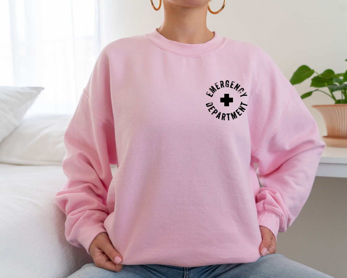 Emergency Department Sweatshirt, ER Nurse Hoodie, Nurse Long Sleeve, Emergency Nurse Hoodie, New Nurse Grad Gift Nurse ER Department Sweater