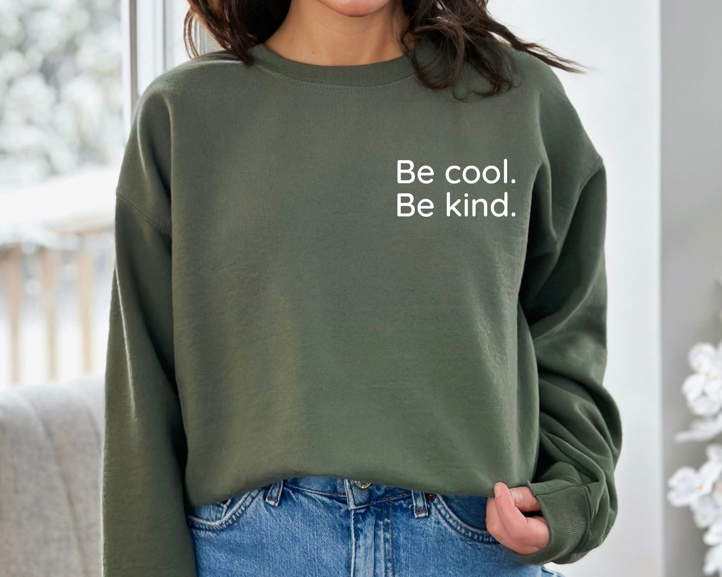 Be Cool Be Kind, Be Kind Sweatshirt, Be Kind Hoodie, Be Kind Sweater, Graphic Hoodie, Kindness, Kindness Sweater, Kindness Crewneck