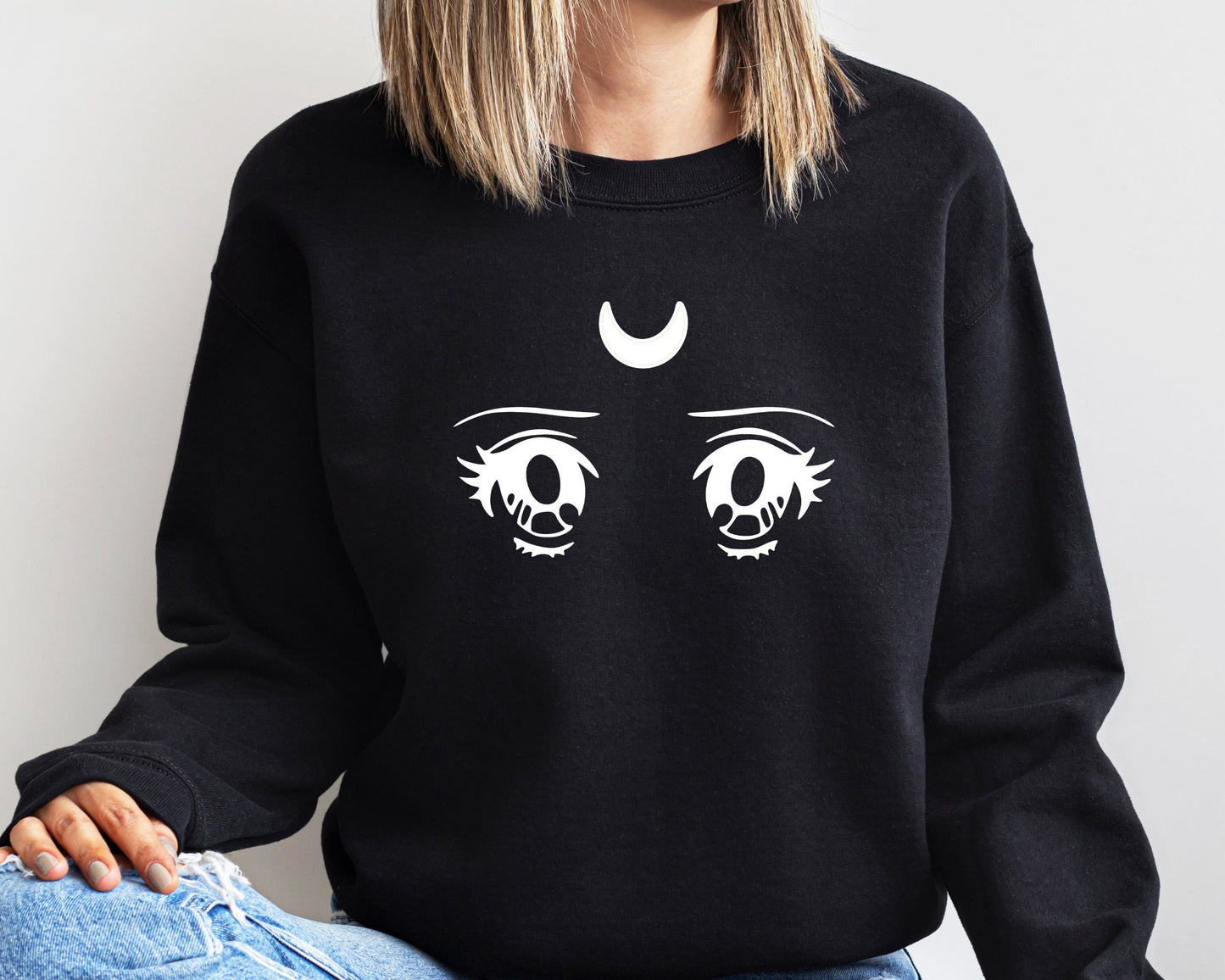 Sailor Moon Sweatshirt, Sailor Moon Hoodie, Sailor Moon Fan Gift Mamoru Sweatshirt, Manga Anime Sweatshirt, Luna  Shirt, Sailor Moon Hoodie