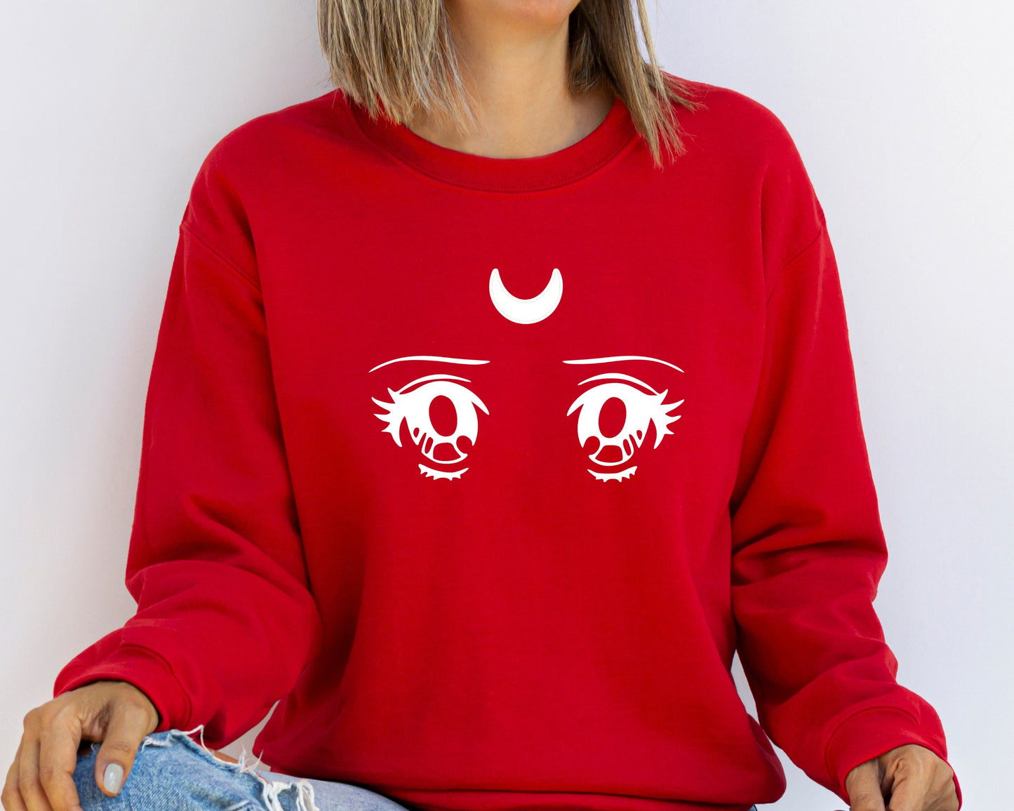 Sailor Moon Sweatshirt, Sailor Moon Hoodie, Sailor Moon Fan Gift Mamoru Sweatshirt, Manga Anime Sweatshirt, Luna  Shirt, Sailor Moon Hoodie