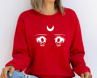 Sailor Moon Sweatshirt, Sailor Moon Hoodie, Sailor Moon Fan Gift Mamoru Sweatshirt, Manga Anime Sweatshirt, Luna  Shirt, Sailor Moon Hoodie