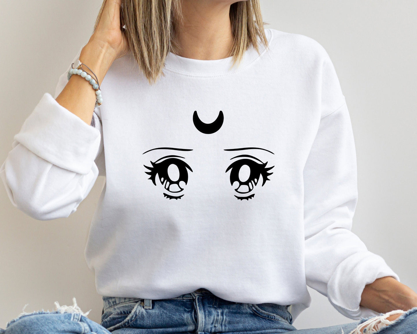 Sailor Moon Sweatshirt, Sailor Moon Hoodie, Sailor Moon Fan Gift Mamoru Sweatshirt, Manga Anime Sweatshirt, Luna  Shirt, Sailor Moon Hoodie