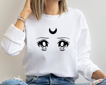 Sailor Moon Sweatshirt, Sailor Moon Hoodie, Sailor Moon Fan Gift Mamoru Sweatshirt, Manga Anime Sweatshirt, Luna  Shirt, Sailor Moon Hoodie
