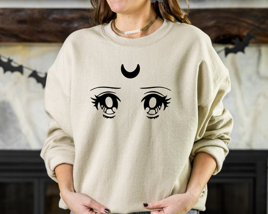 Sailor Moon Sweatshirt, Sailor Moon Hoodie, Sailor Moon Fan Gift Mamoru Sweatshirt, Manga Anime Sweatshirt, Luna  Shirt, Sailor Moon Hoodie