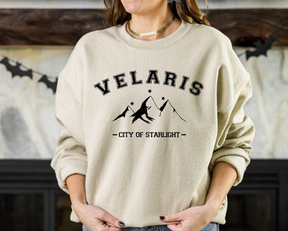 Velaris-The City of Starlight Sweatshirt, Acotar Sweatshirt,The Night Court Acotar Hoodie, Thorns and Roses Court of Dreams, Sarah J Maas