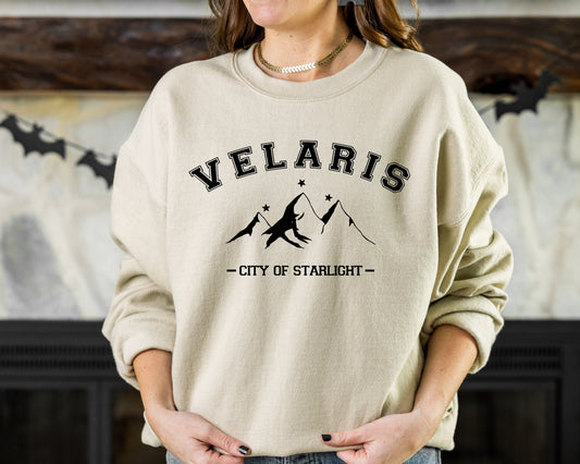 Velaris-The City of Starlight Sweatshirt, Acotar Sweatshirt,The Night Court Acotar Hoodie, Thorns and Roses Court of Dreams, Sarah J Maas