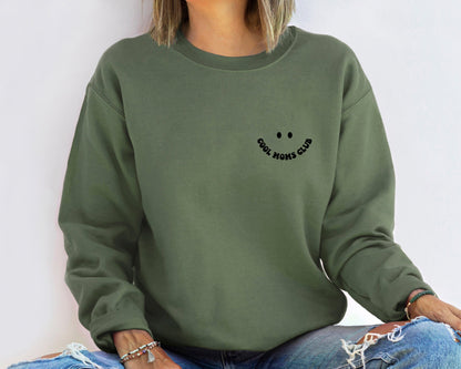 Cool Moms Club Sweatshirt, Cool Mom Sweatshirt, Mom life Sweatshirt, Moms Sweatshirt, Mom Birthday Gift Tee, Gift For Mom, Mothers Day Shirt