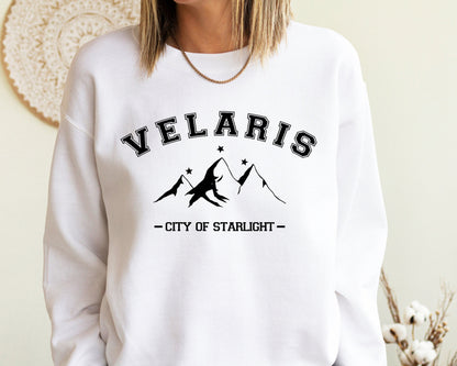 Velaris-The City of Starlight Sweatshirt, Acotar Sweatshirt,The Night Court Acotar Hoodie, Thorns and Roses Court of Dreams, Sarah J Maas
